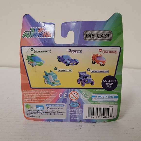 Nwt! PJ Masks Die Cast Mobile Romeo's Lab Car - Picture 2 of 2